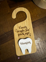 Load image into Gallery viewer, Personalised Tooth Fairy Door Hanger
