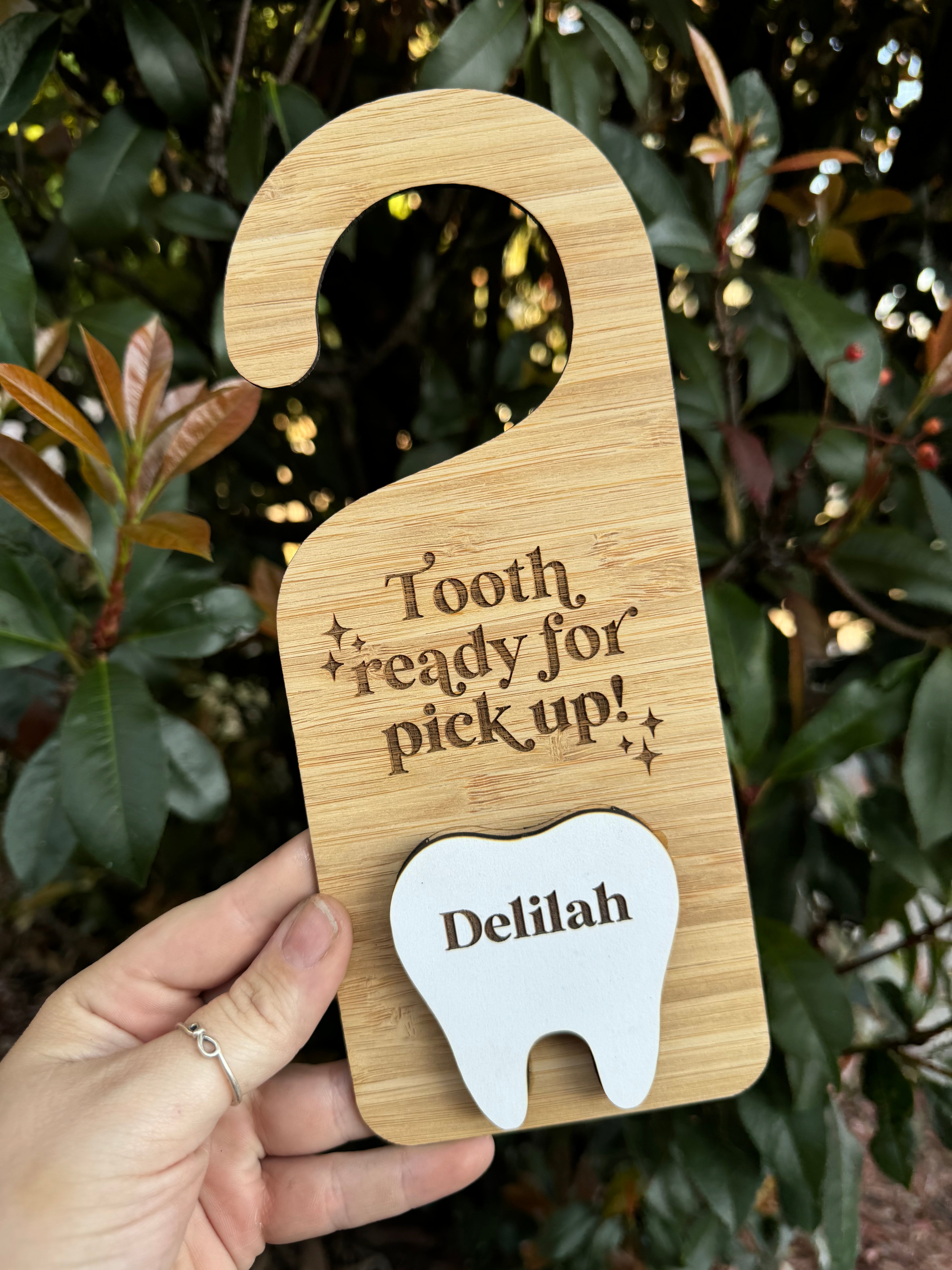 Personalised Tooth Fairy Door Hanger