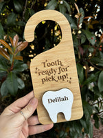 Load image into Gallery viewer, Personalised Tooth Fairy Door Hanger
