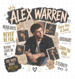 Load image into Gallery viewer, Alex Warren Inspired Tees
