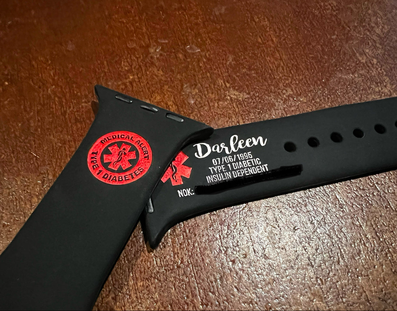 Custom Engraved Apple Watch Band