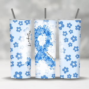 20oz Diabetes Awareness Tumbler - Made by Eleanor