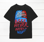 Load image into Gallery viewer, Beer Never Combs Tee
