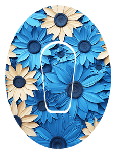 Blue Sunflower CGM/Pod Patch