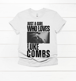 Load image into Gallery viewer, Just a Girl Combs Tee
