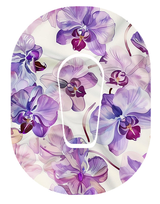 Purple Orchid CGM/Pod Patch