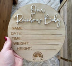 Load image into Gallery viewer, Custom Birth Announcement Plaques
