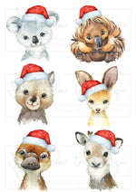 Load image into Gallery viewer, Printed Animal Santa Sacks
