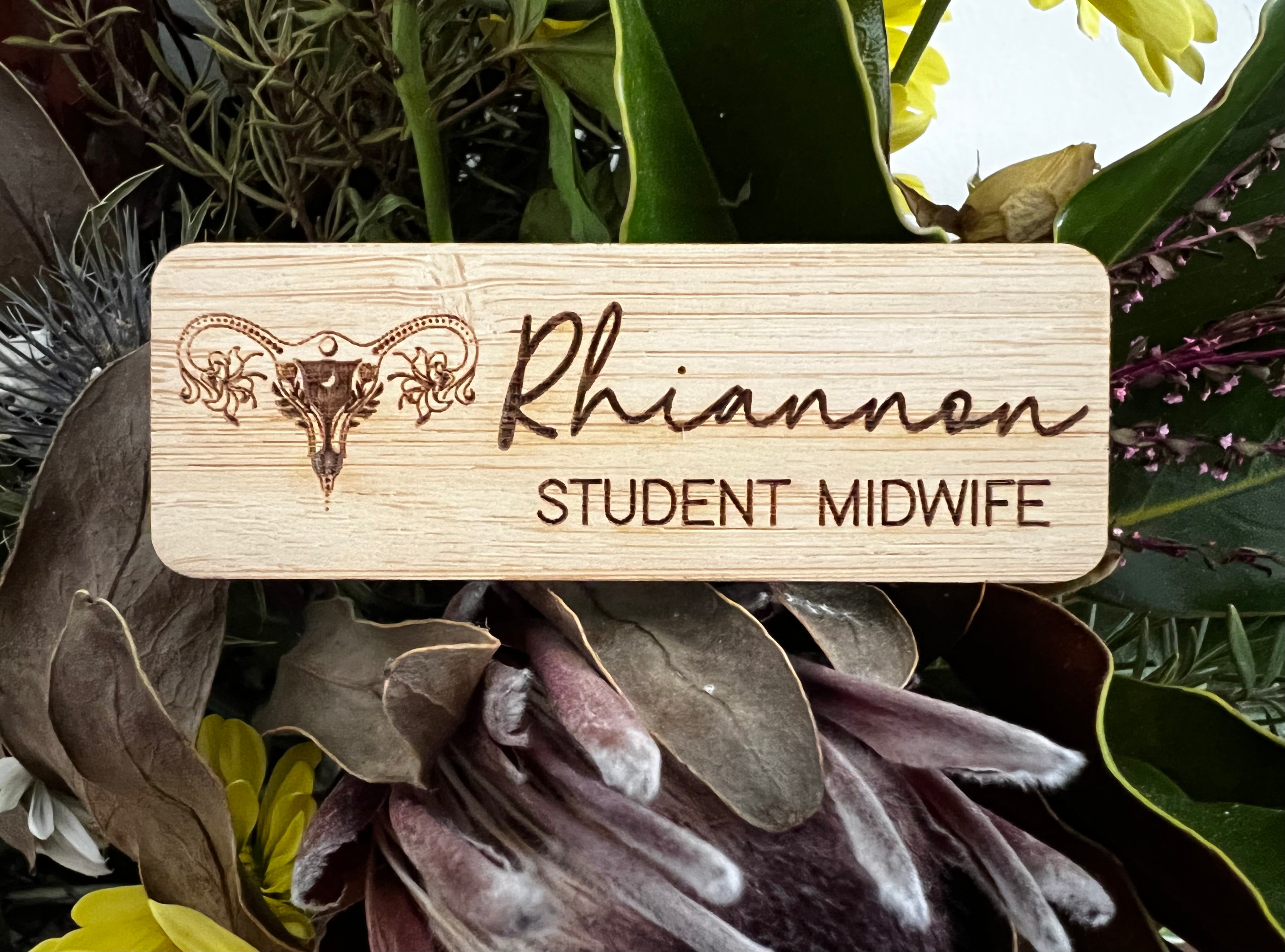 Fine Art Midwifery Name Badges