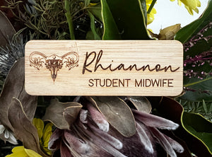 Fine Art Midwifery Name Badges