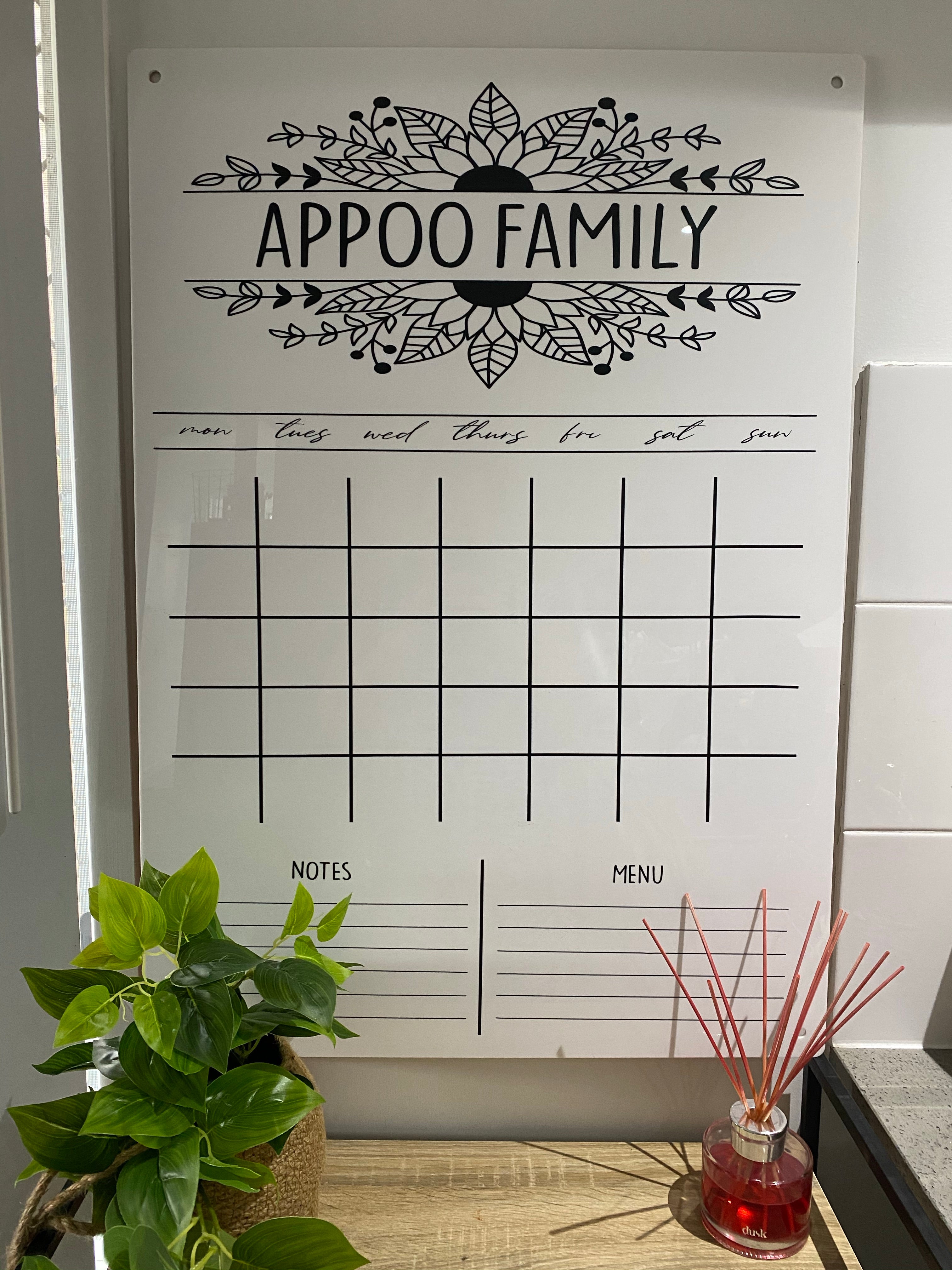 Acrylic Wall Planners