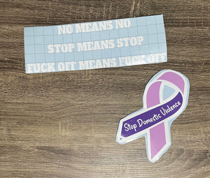 Domestic Violence Car Decals