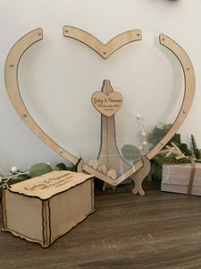 Wedding Heart Drop Box