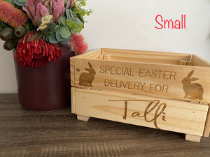 Custom Engraved Wooden Crates