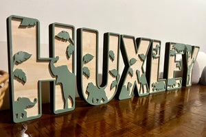 Freestanding Character Letters