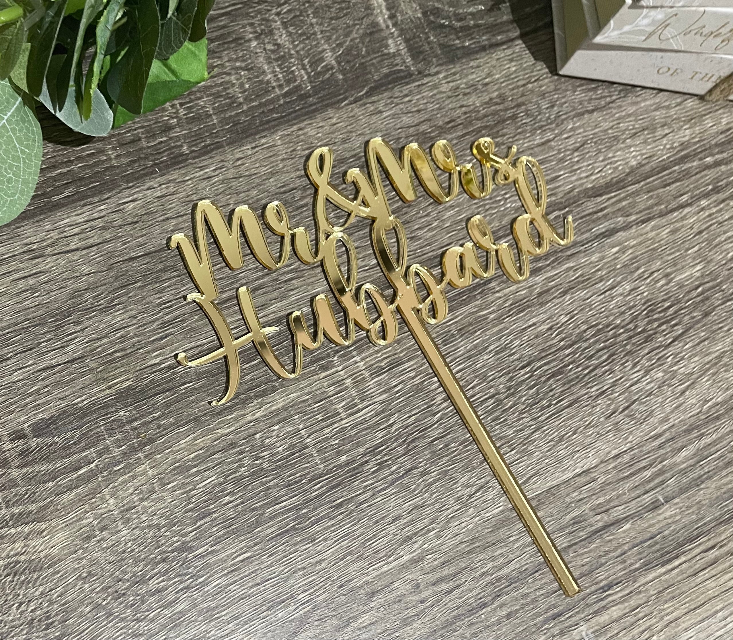 Custom Acrylic Cake Toppers